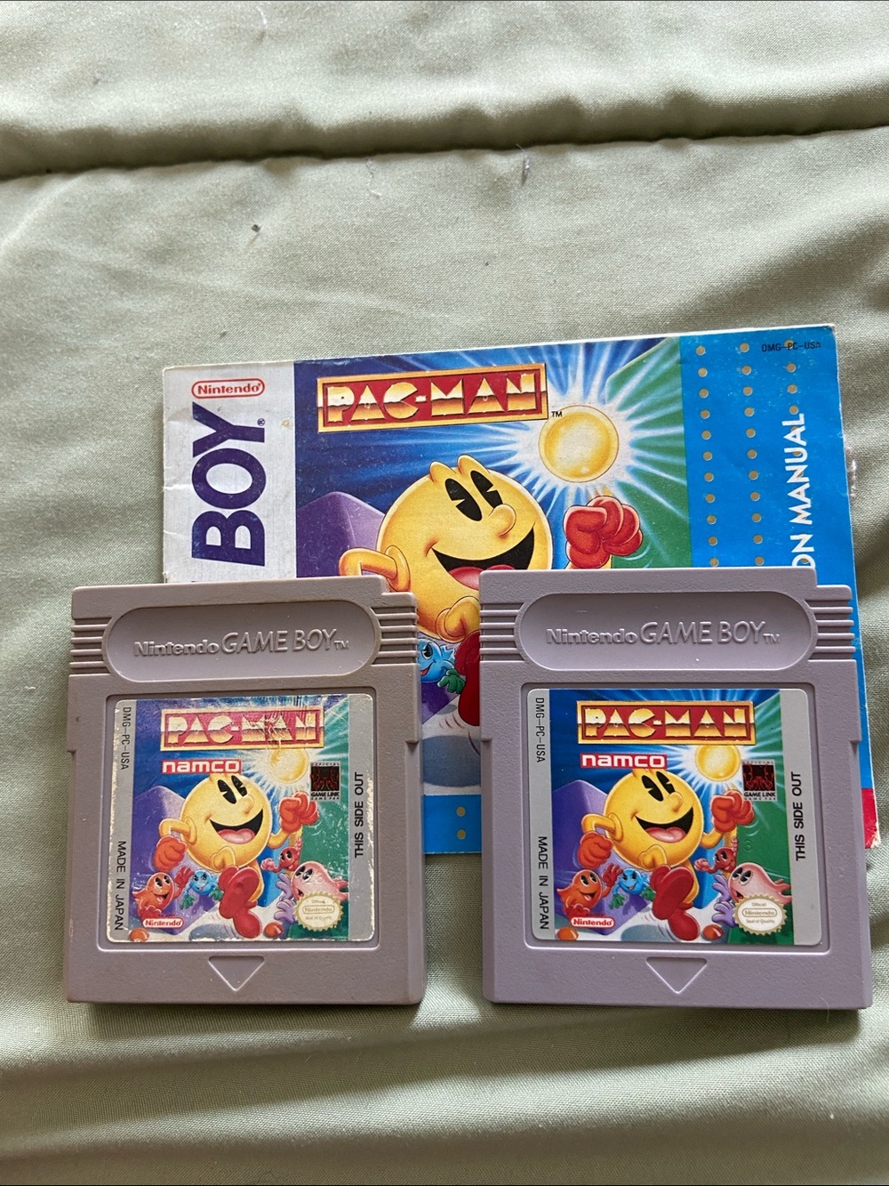 Pac-Man 2 identical cartridges and booklet